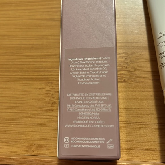Dominique Cosmetics Blur & Moisture Serum Primer, BNIB - Picture 4 of 4
